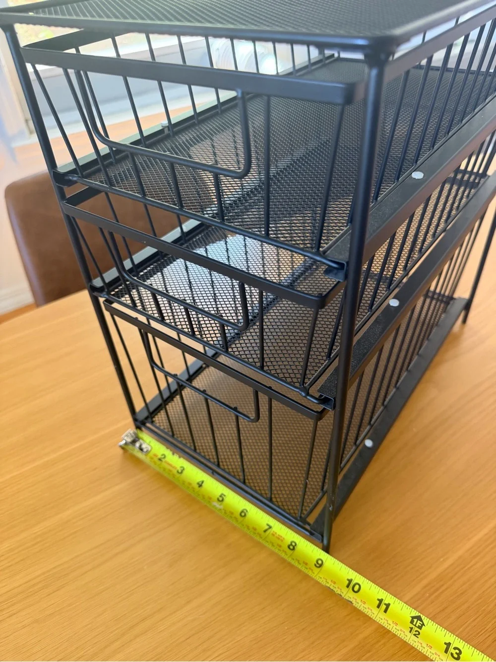 Target Black 3-Drawer Mesh Organizer Tower